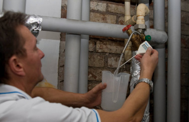 asko Legionellenprüfung Probenahme